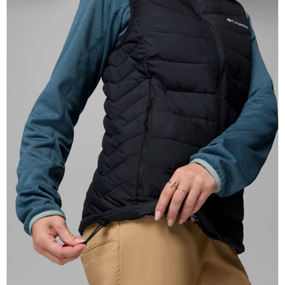 Columbia Powder Lite II Women's Puffer Vest Black Size Small | Lightweight - Picture 4 of 12